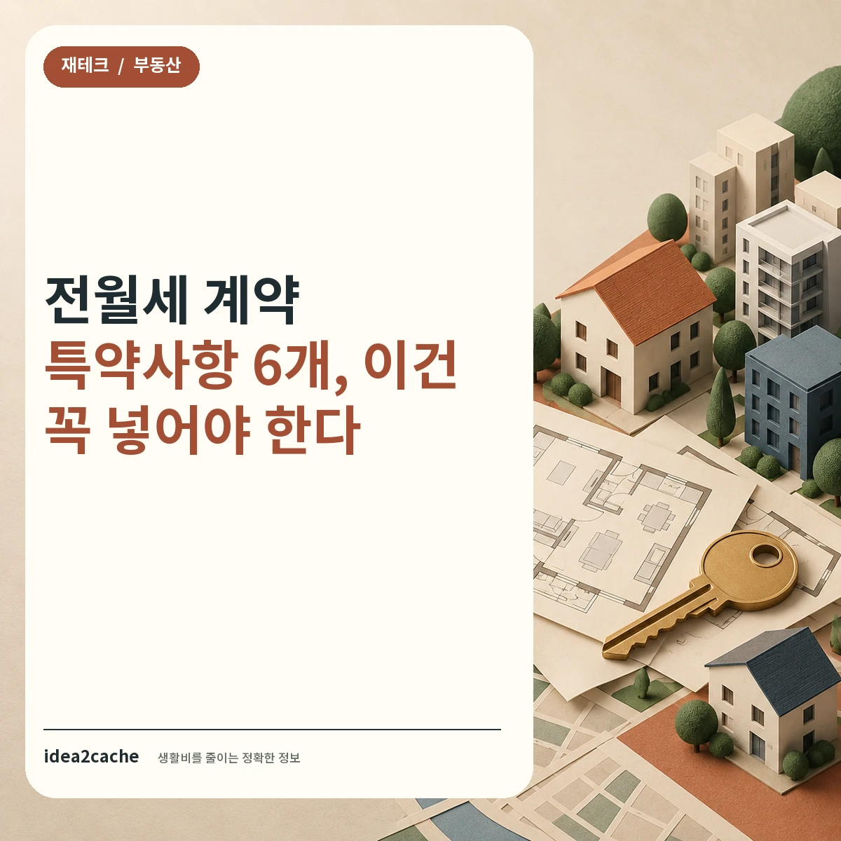 카드뉴스 — 전월세 계약 특약사항, 이건 꼭 넣어야 한다