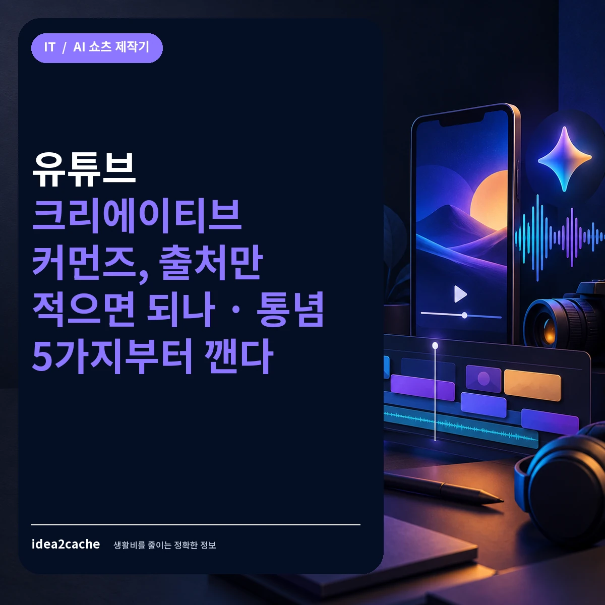 카드뉴스 — 유튜브 크리에이티브 커먼즈, 출처만 적으면 되나