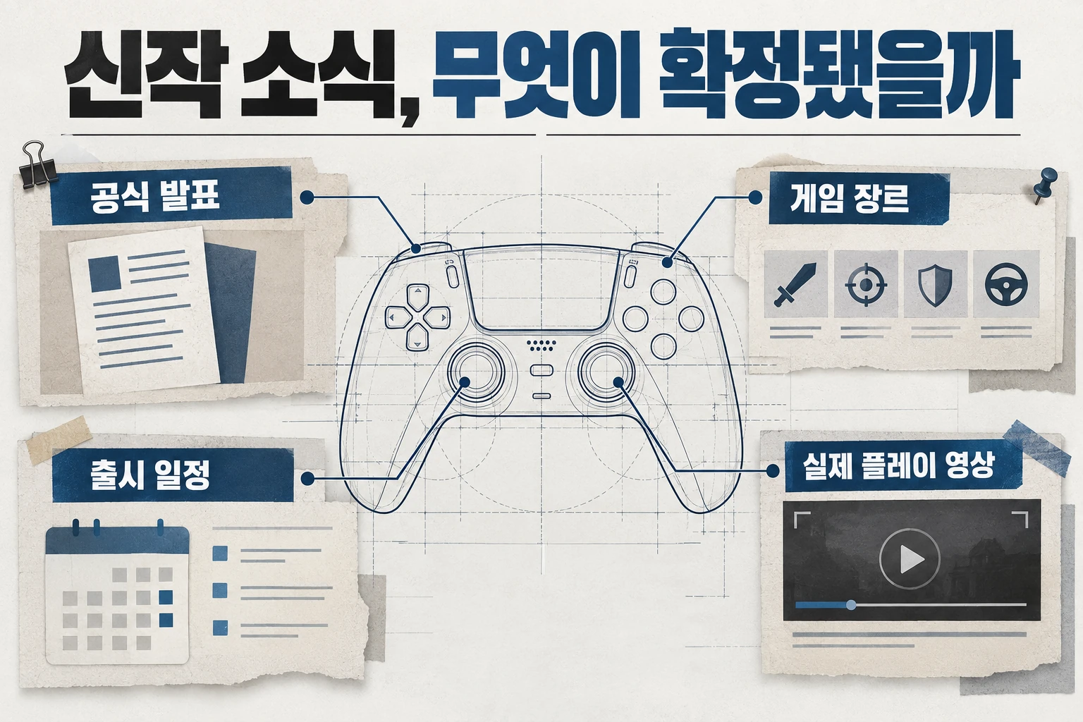신작 소식, 무엇이 확정됐을까 — 공식 발표 / 게임 장르 / 출시 일정 / 실제 플레이 영상